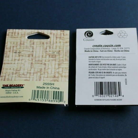 Pendant & Bead Lot Craft Supplies For Jewelry Making Necklace 8 pkgs - Picture 9 of 12